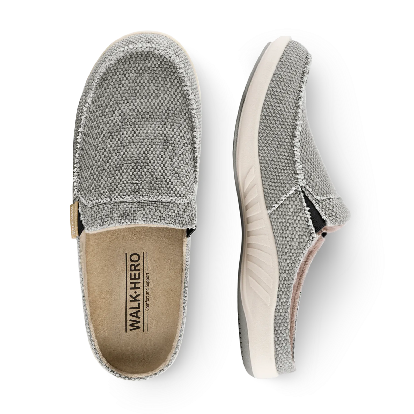 Men's Canvas Arch Support Slippers - Buy 1 Get 1 Free