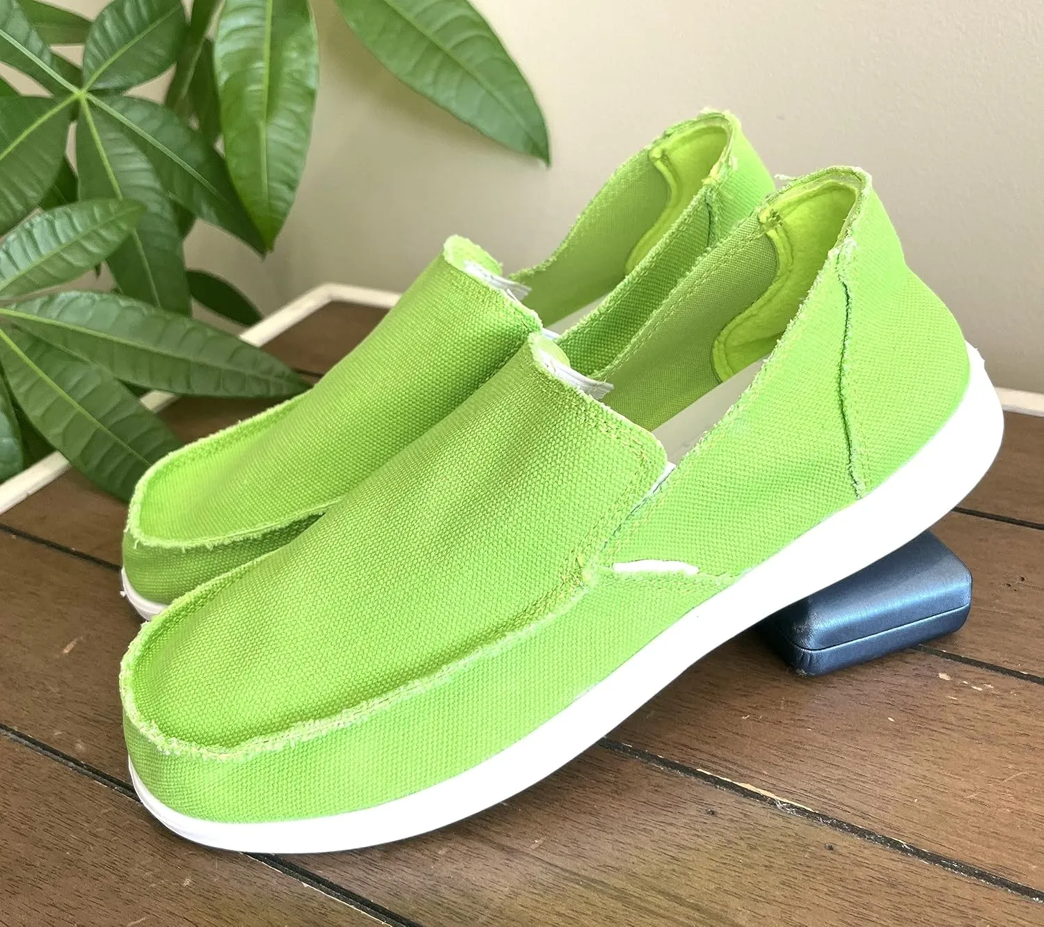 Men's Canvas Linen Slip On Loafer Lightweight Breathable Casual Shoes Orthopedic Travel for Summer Autumn Spring Walking Shoes for Men