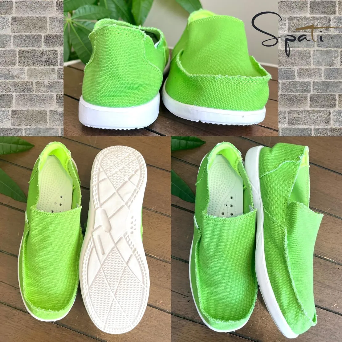 Men's Canvas Linen Slip On Loafer Lightweight Breathable Casual Shoes Orthopedic Travel for Summer Autumn Spring Walking Shoes for Men