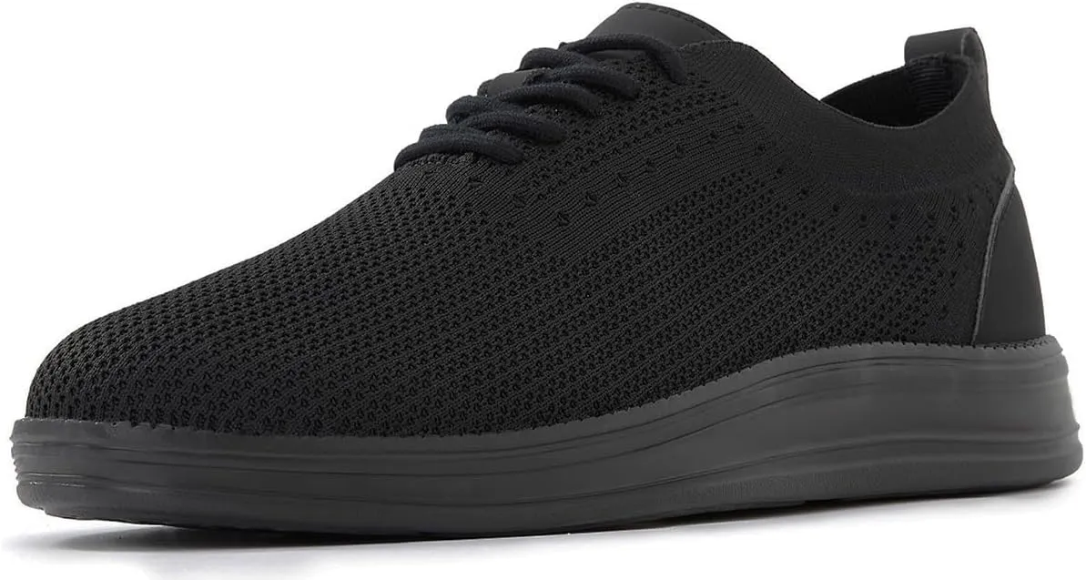 Men's Casual Dress Sneakers Oxfords Business Mesh Breathable Walking Shoes Comfortable