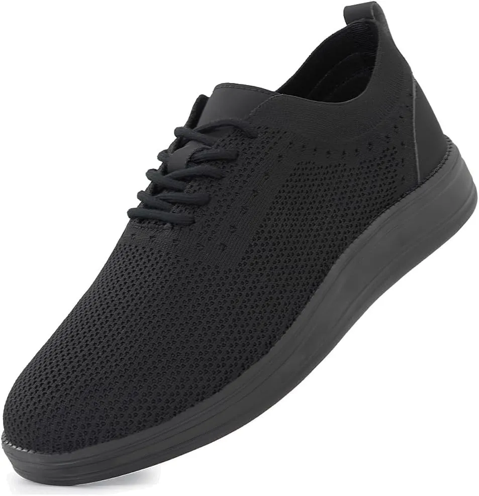 Men's Casual Dress Sneakers Oxfords Business Mesh Breathable Walking Shoes Comfortable
