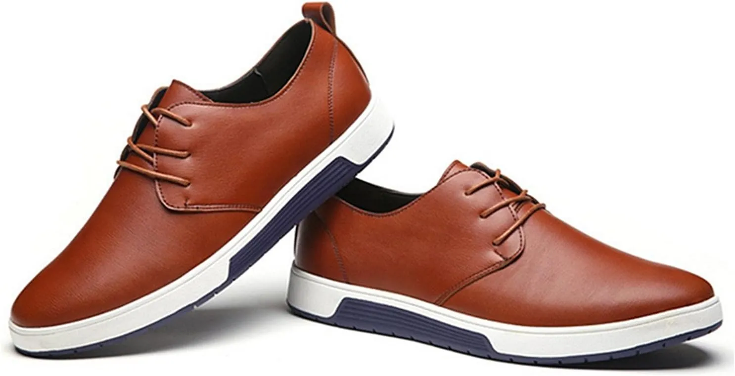 Men's Casual Oxford Shoes Breathable Flat Fashion Sneakers
