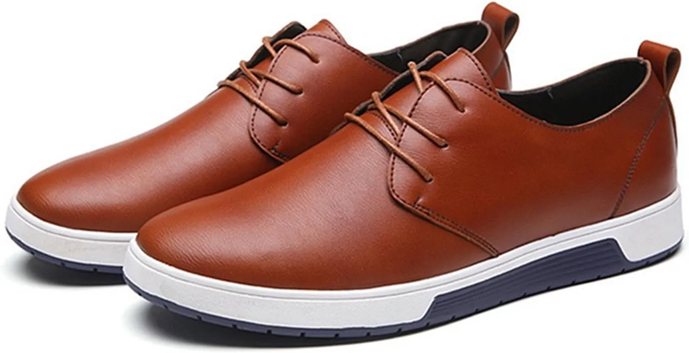 Men's Casual Oxford Shoes Breathable Flat Fashion Sneakers