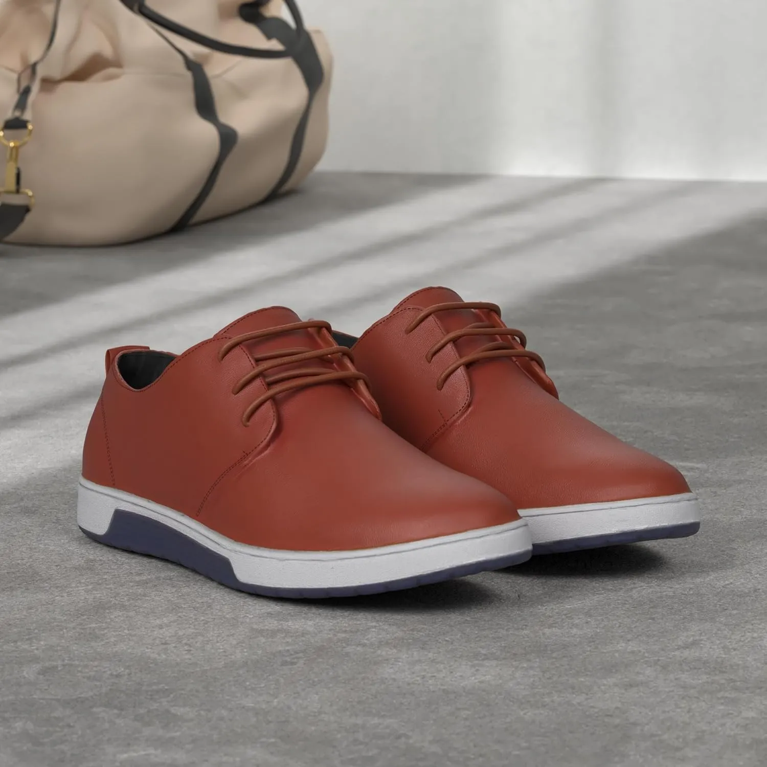 Men's Casual Oxford Shoes Breathable Flat Fashion Sneakers