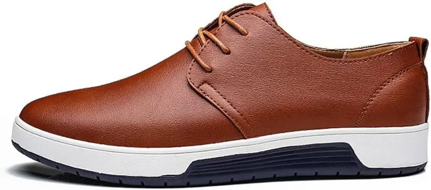 Men's Casual Oxford Shoes Breathable Flat Fashion Sneakers