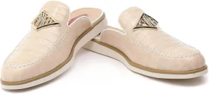 Men's Casual Slip-on Mule Loafer,Mens Fashion Backless Dress Slippers Comfy Lightweight Walking Penny Shoes for Men