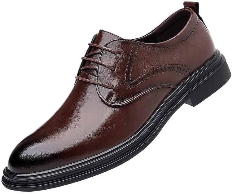 Mens Derby Shoes Classic Elegant Loafers Luxury Oxford Shoes Dress Shoes Classic Wingtip Oxfords Lightweight