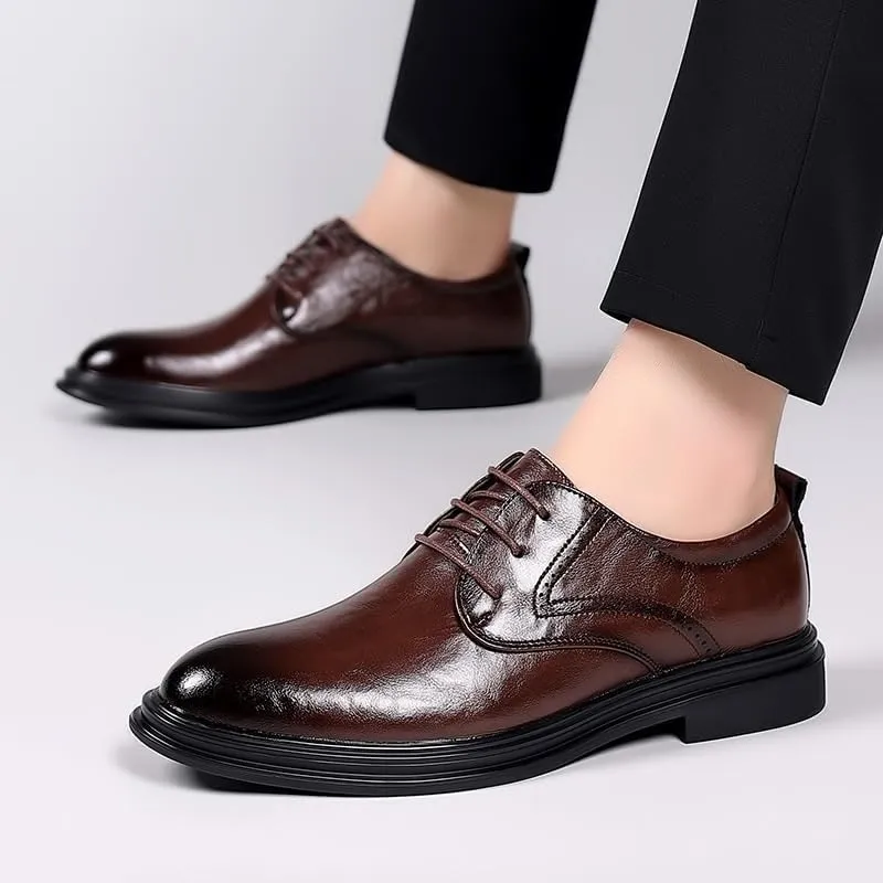 Mens Derby Shoes Classic Elegant Loafers Luxury Oxford Shoes Dress Shoes Classic Wingtip Oxfords Lightweight