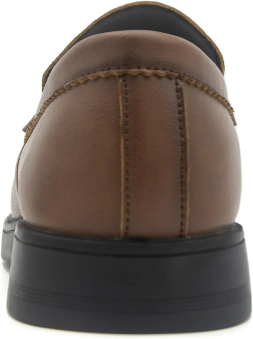 Men's Leather Penny Loafers Slip-on Casual Classic Lightweight Dress Shoes for Men