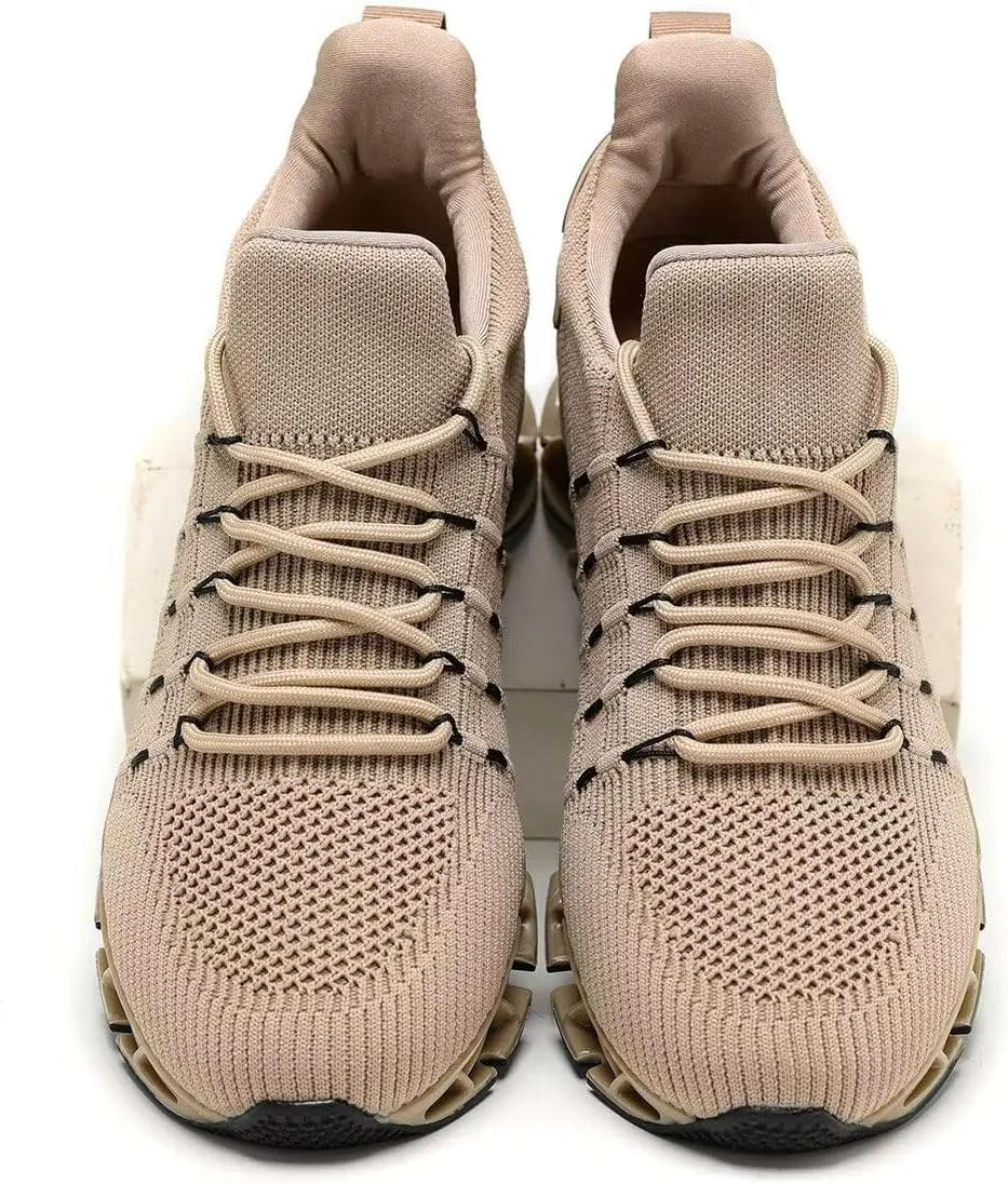 Mens Running Shoes Mesh Breathable Trail Runners Fashion Sport Blade Walking Tennis Sneakers