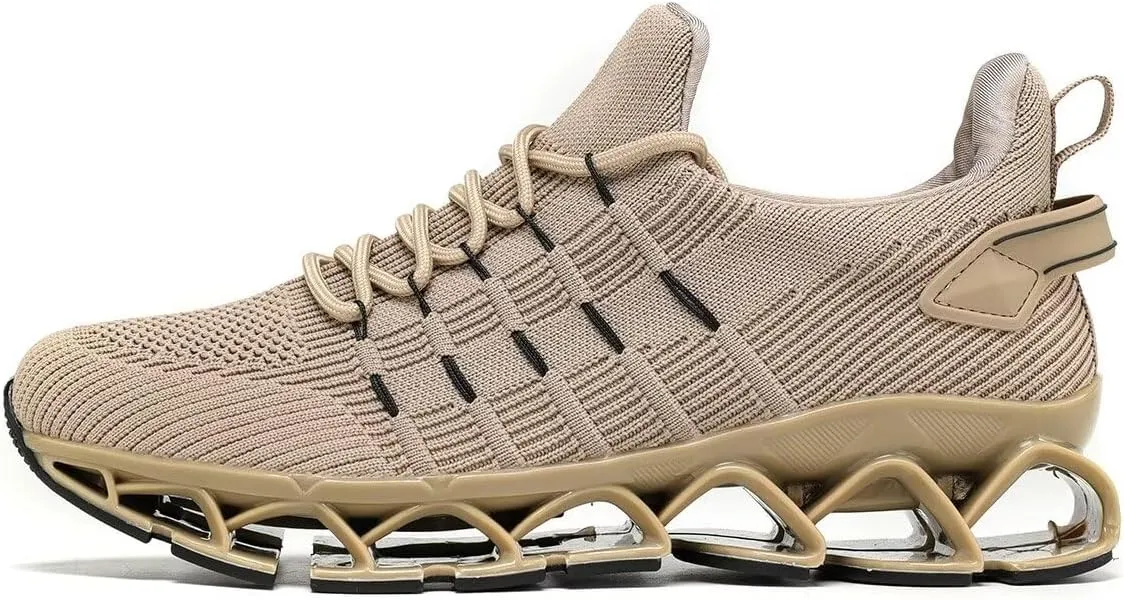 Mens Running Shoes Mesh Breathable Trail Runners Fashion Sport Blade Walking Tennis Sneakers