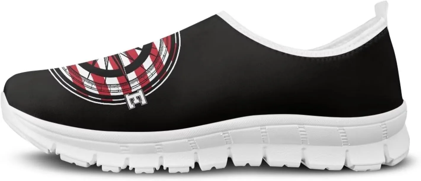 Mens Slip-on Walking Shoes Casual Lightweight Workout Sneakers Breathable Mesh Loafers Comfortable Flat SizeUS 5-14