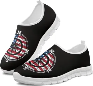 Mens Slip-on Walking Shoes Casual Lightweight Workout Sneakers Breathable Mesh Loafers Comfortable Flat SizeUS 5-14