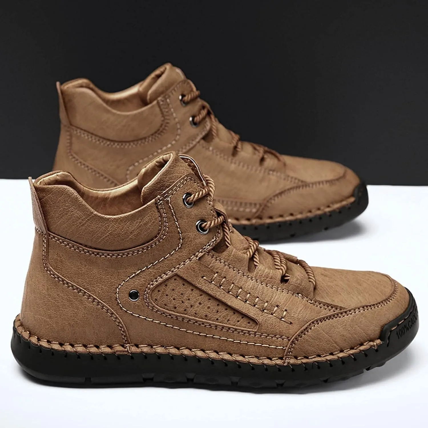 Men's Stretch Memory Foam Shoes Comfortable Lightweight Casual Walking Shoe Arch Support Walking Shoes for Men
