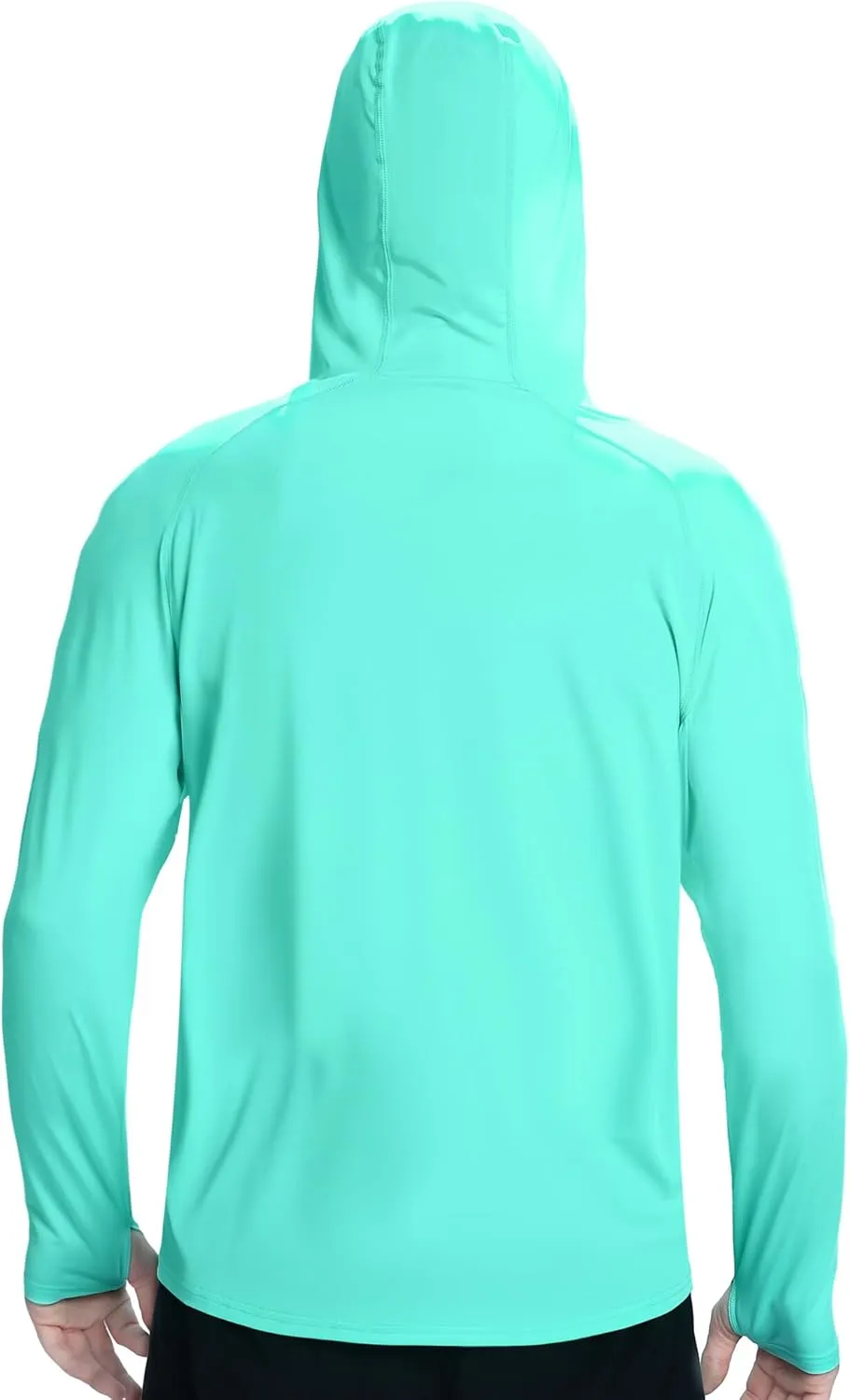 Men's UPF 50  Sun Protection Hoodie Shirts UV SPF Long Sleeve Rash Guard Fishing Swim Shirts Quick Dry