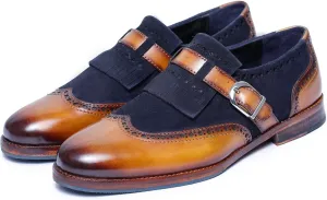 Men's Wingtip Brogue Kiltie Monk Strap Loafer Dress Shoes