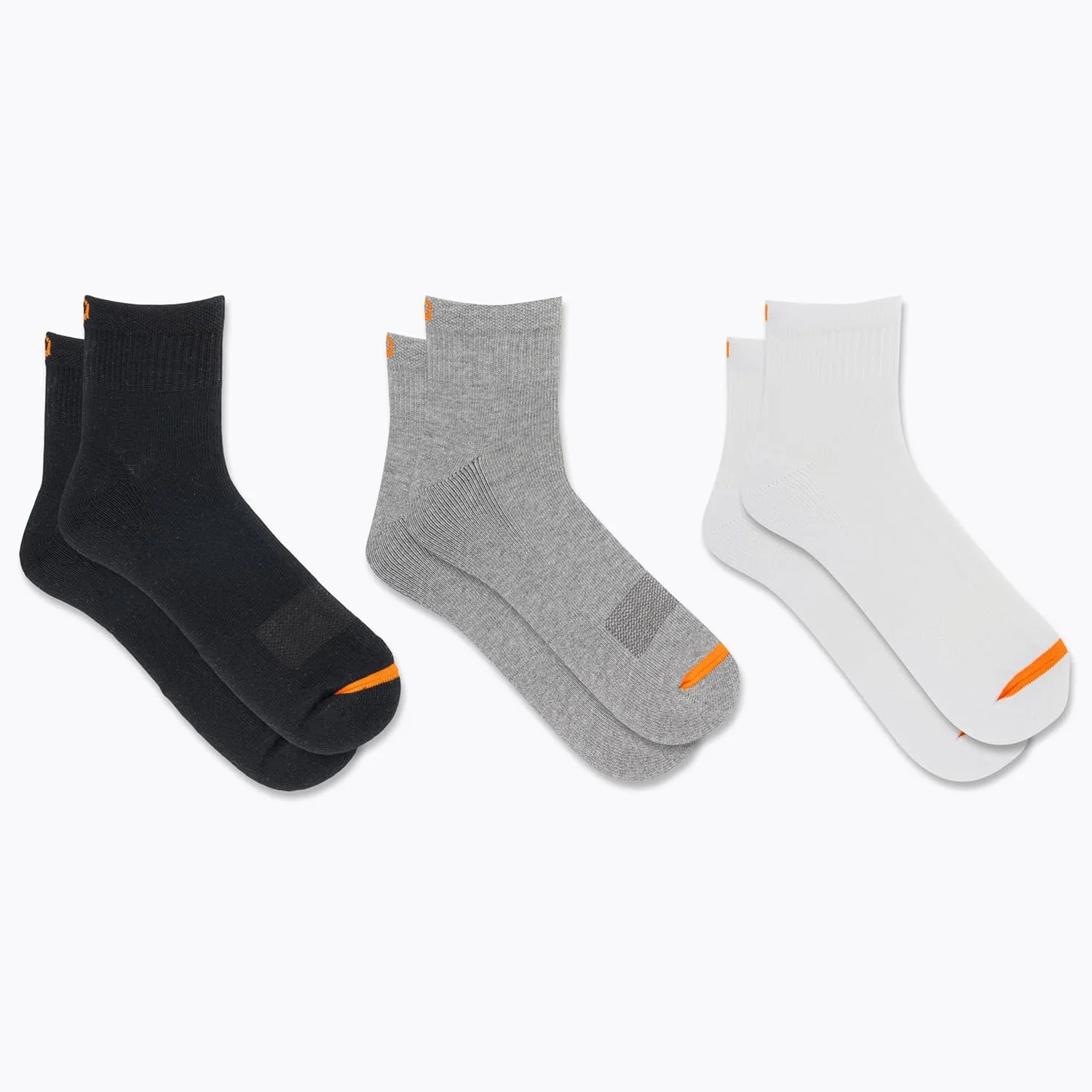 Merrell Men's and Women's Cushioned Cotton Socks-3 Pair Pack-Unisex Breathable Mesh Comfort Zones