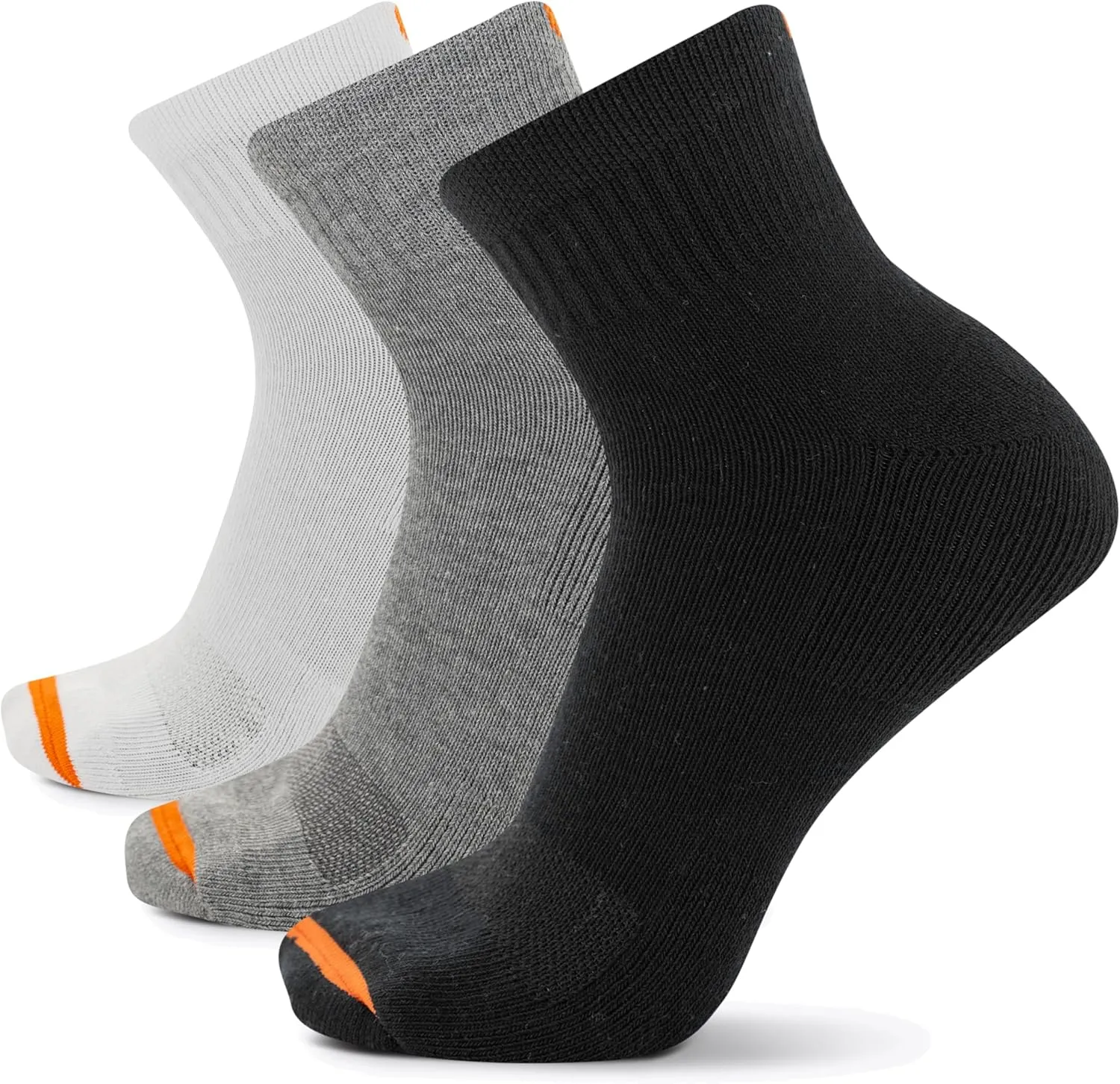 Merrell Men's and Women's Cushioned Cotton Socks-3 Pair Pack-Unisex Breathable Mesh Comfort Zones