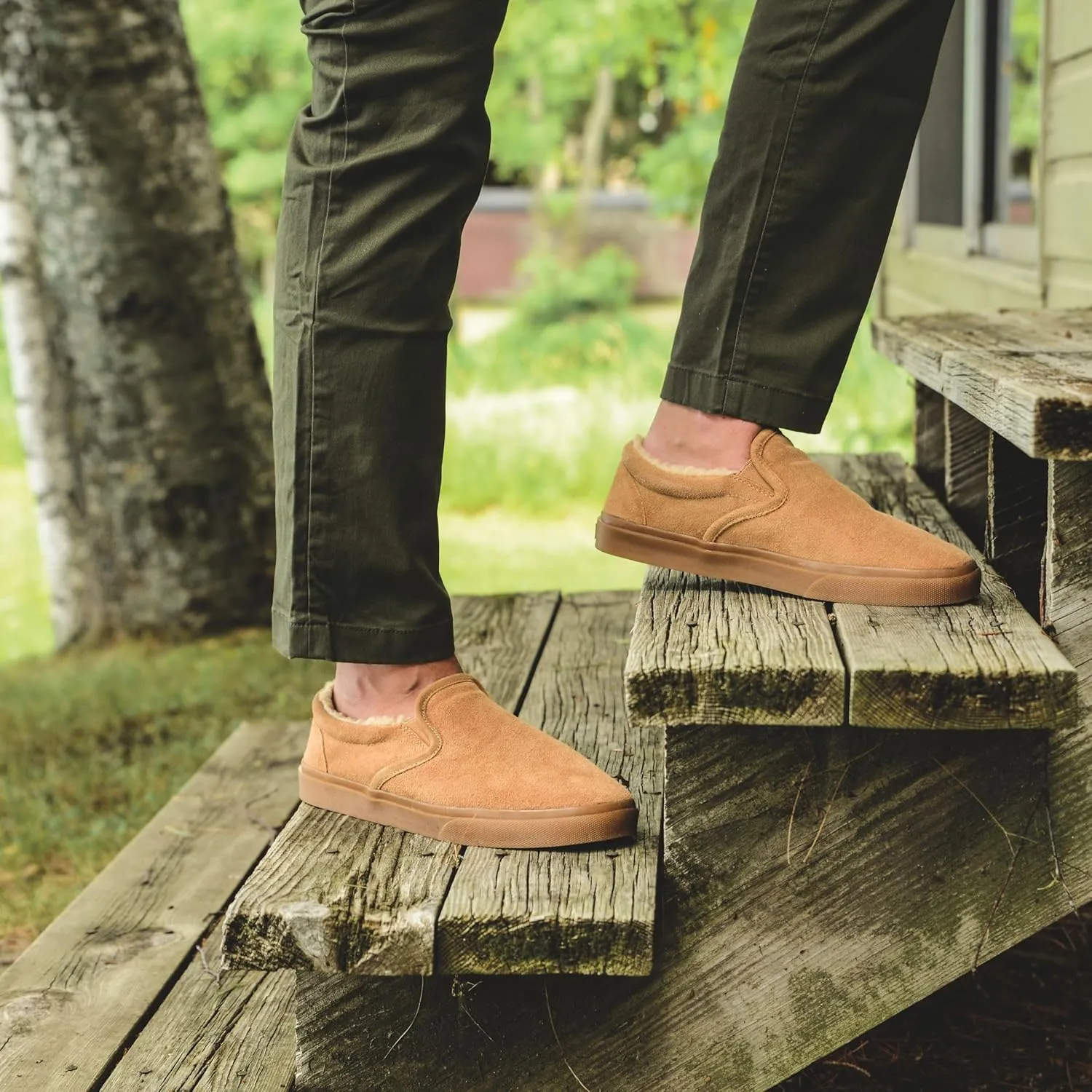 Minnetonka Mens Alden Slipper