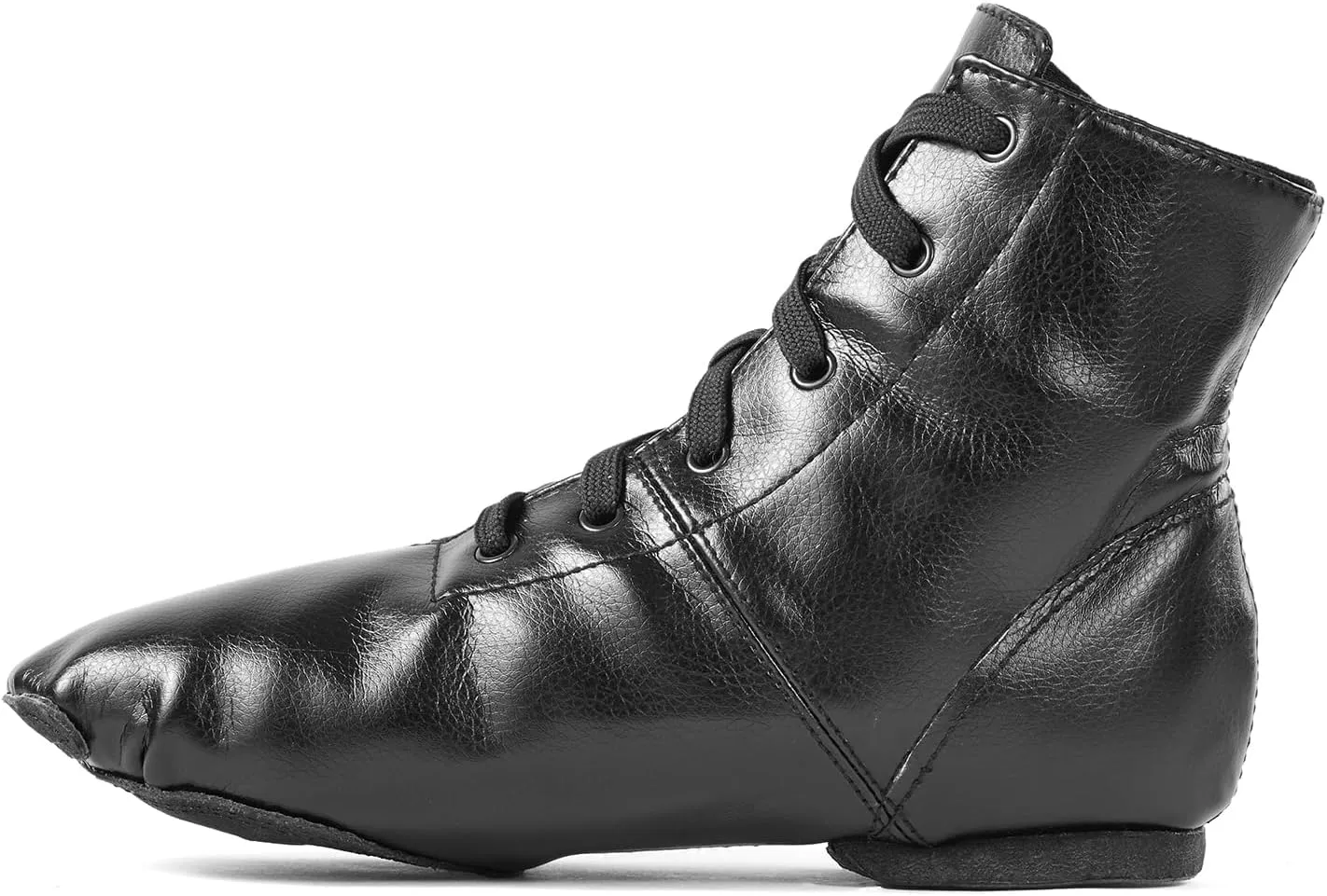 missfiona Jazz Shoes for Woman Canvas Dance Boots Split Sole Ballroom Dancing Flat
