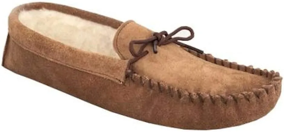 Mokkers Mens Jake Real Suede Moccasin Slippers