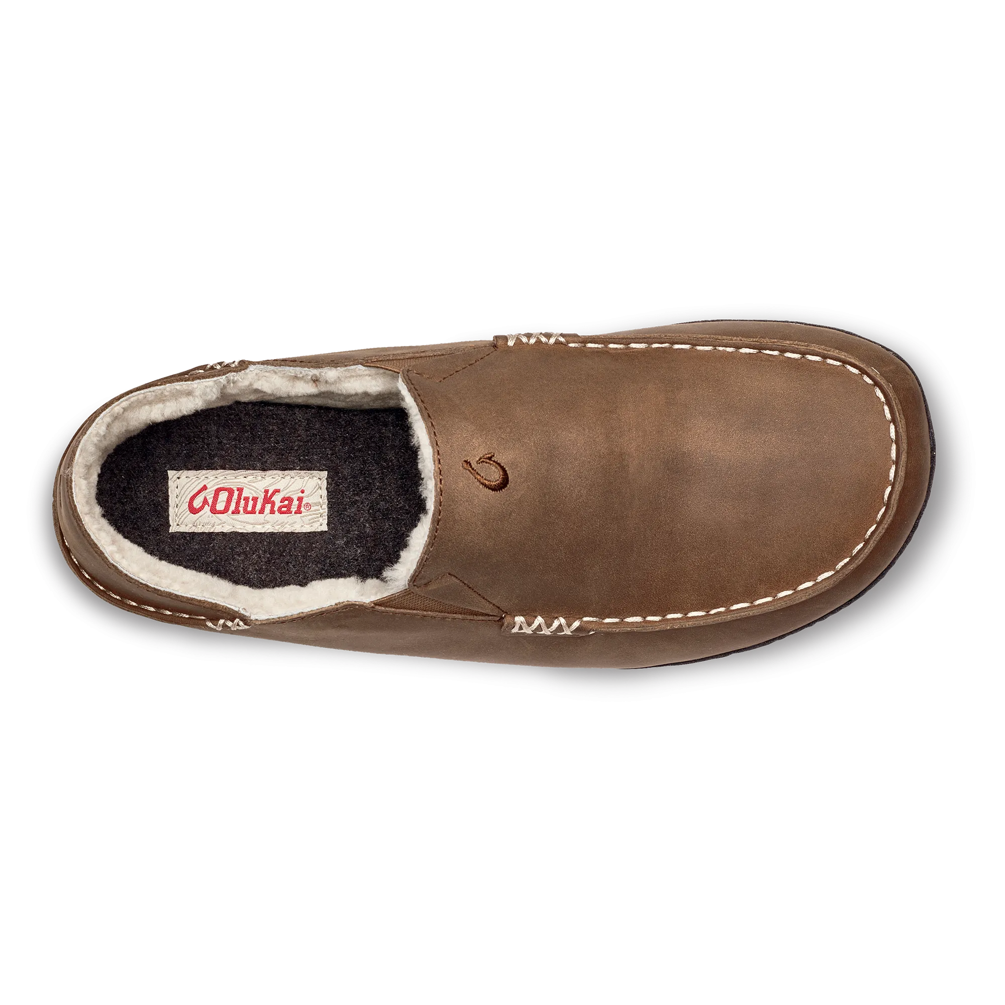 Moloā Slipper - Toffee / Dark Wood