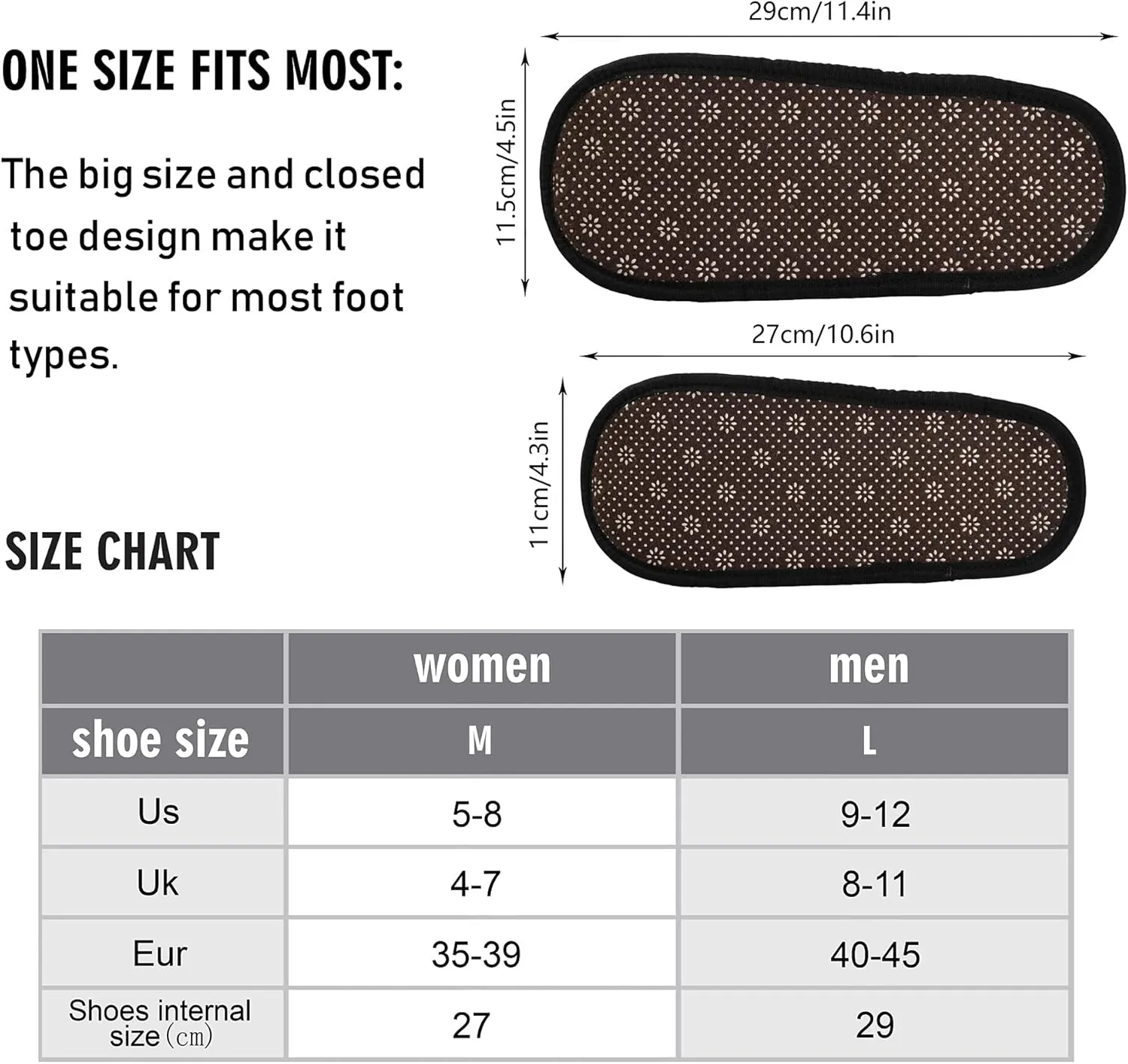 Monkey Banana Black House Slippers for Women Men