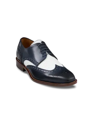 Morris Derby - Navy/white