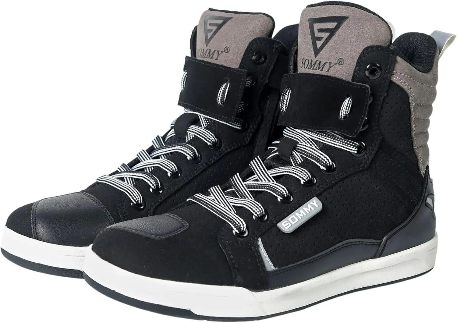 Motorcycle Boots Street Riding Shoes Anti-Slip Outdoor Trekking Hike Work Shoes for Men Riding Shoes Anti-Slip Outdoor Shoes