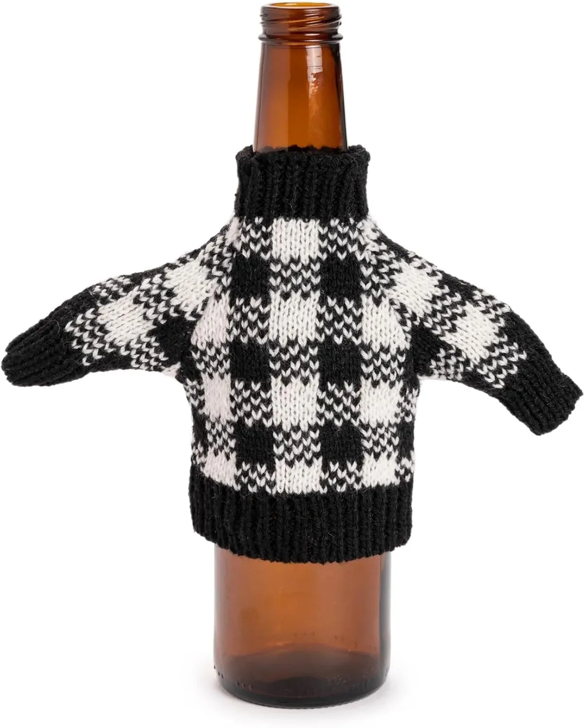 MUK LUKS Men's Rib Knit Scuff Slipper w/Matching Bottle Sweater