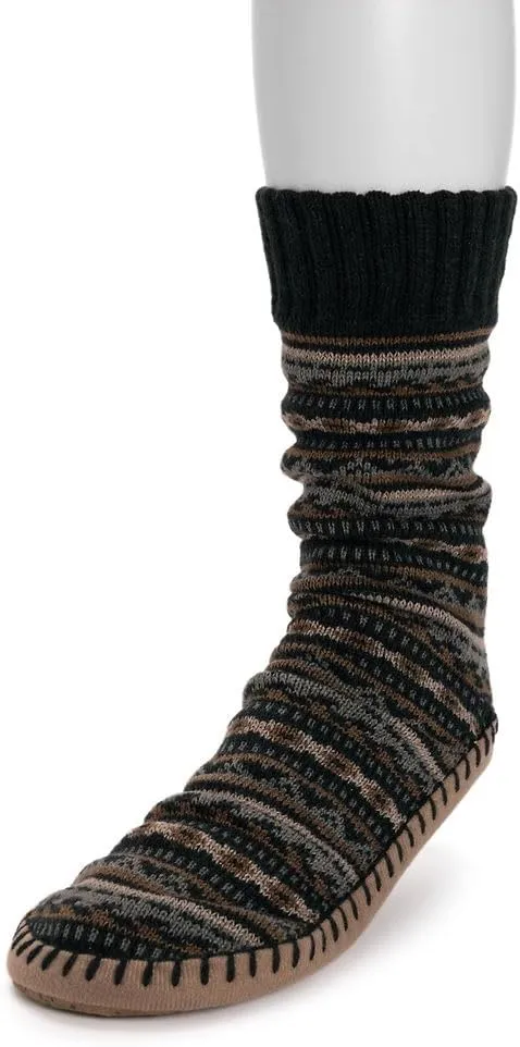 MUK LUKS Men's Slipper Sock