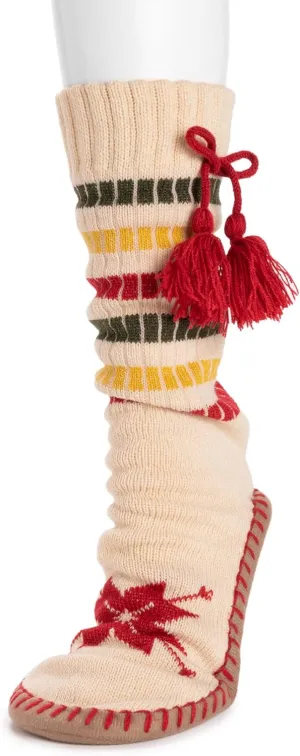 MUK LUKS Women's 50th Anniversary Slipper Socks