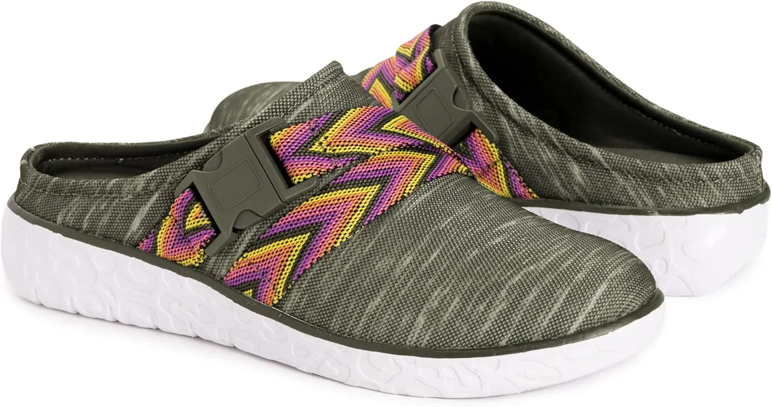 MUK LUKS Women's Boardwalk Promenade Clog