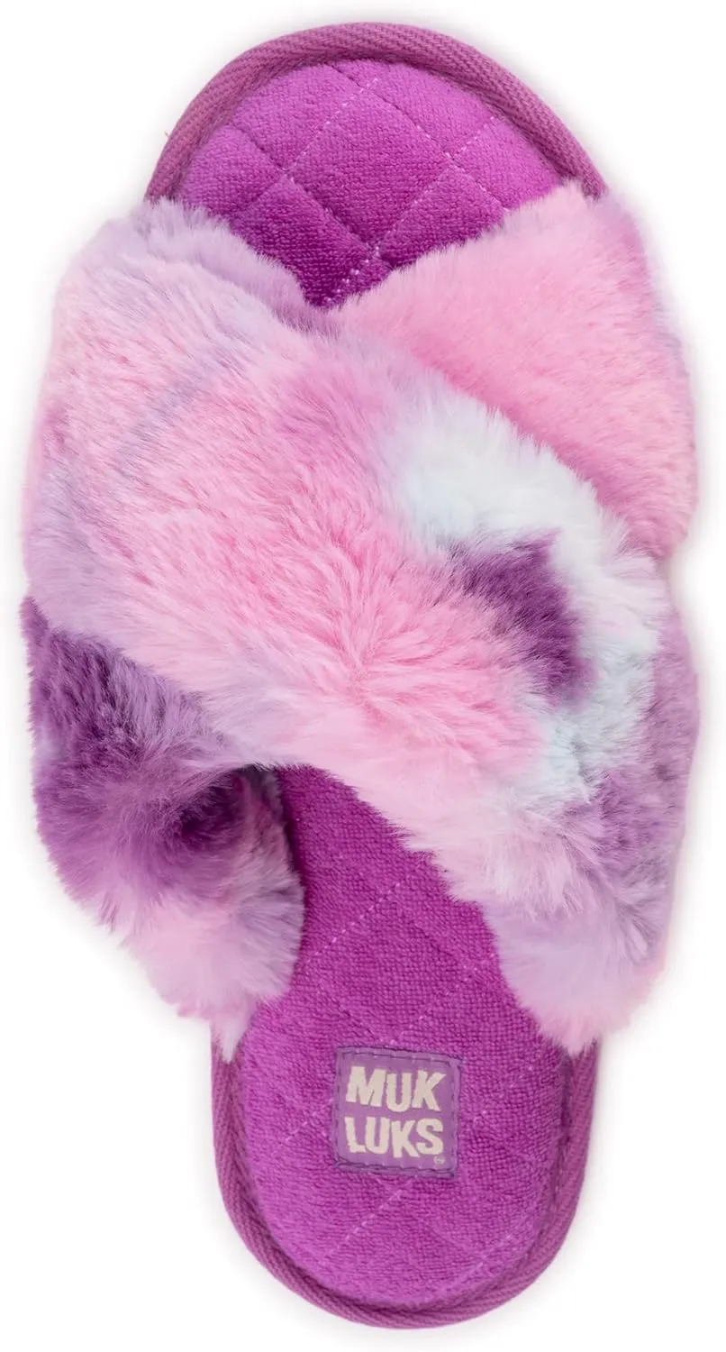 MUK LUKS Women's Perley Criss Cross Slipper