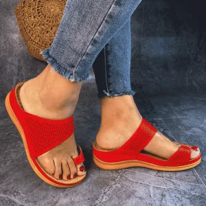 Nanccy Comfortable Breathable  Platform Flat Sandals