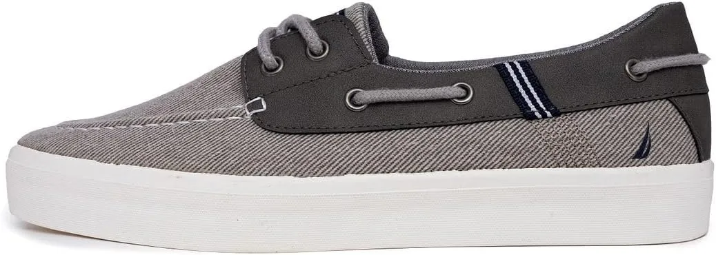 Nautica Men's Casual Boat Shoes, Moc-Toe Loafers with Cushioned Insole, Deck Fashion Sneaker
