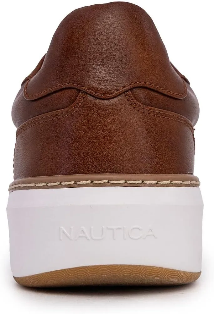 Nautica Men's Classic Lace-Up Low Top Fashion Sneaker Loafer - Stylish and Comfortable Casual Shoe