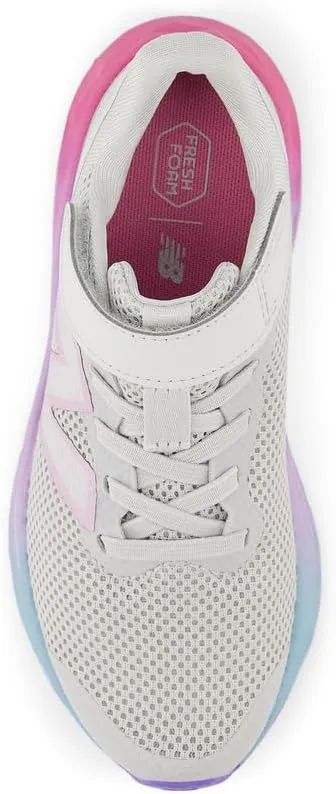New Balance Unisex-Child Fresh Foam Arishi V4 Hook & Loop Running Shoe