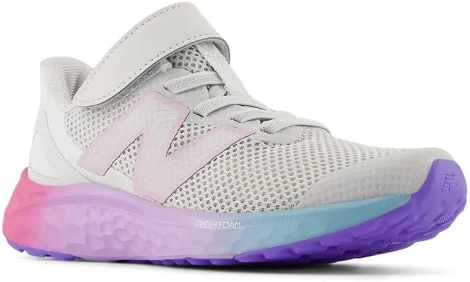 New Balance Unisex-Child Fresh Foam Arishi V4 Hook & Loop Running Shoe