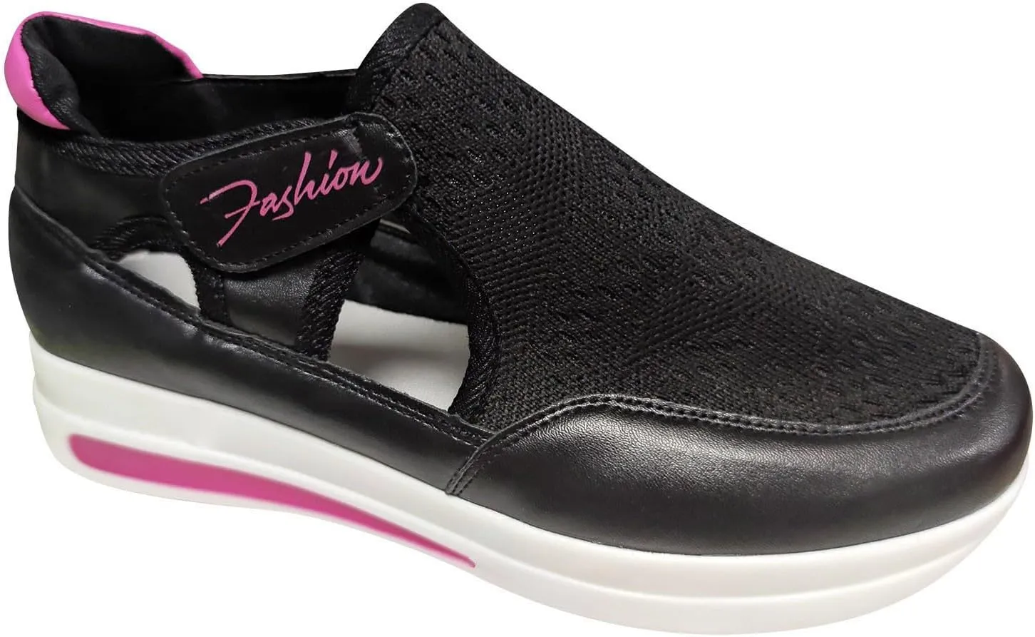 New Womens Shoes Mesh Size Hook Casual Flat Heel Shoes Comfortable Breathable Loop Arch Support Walking Shoes