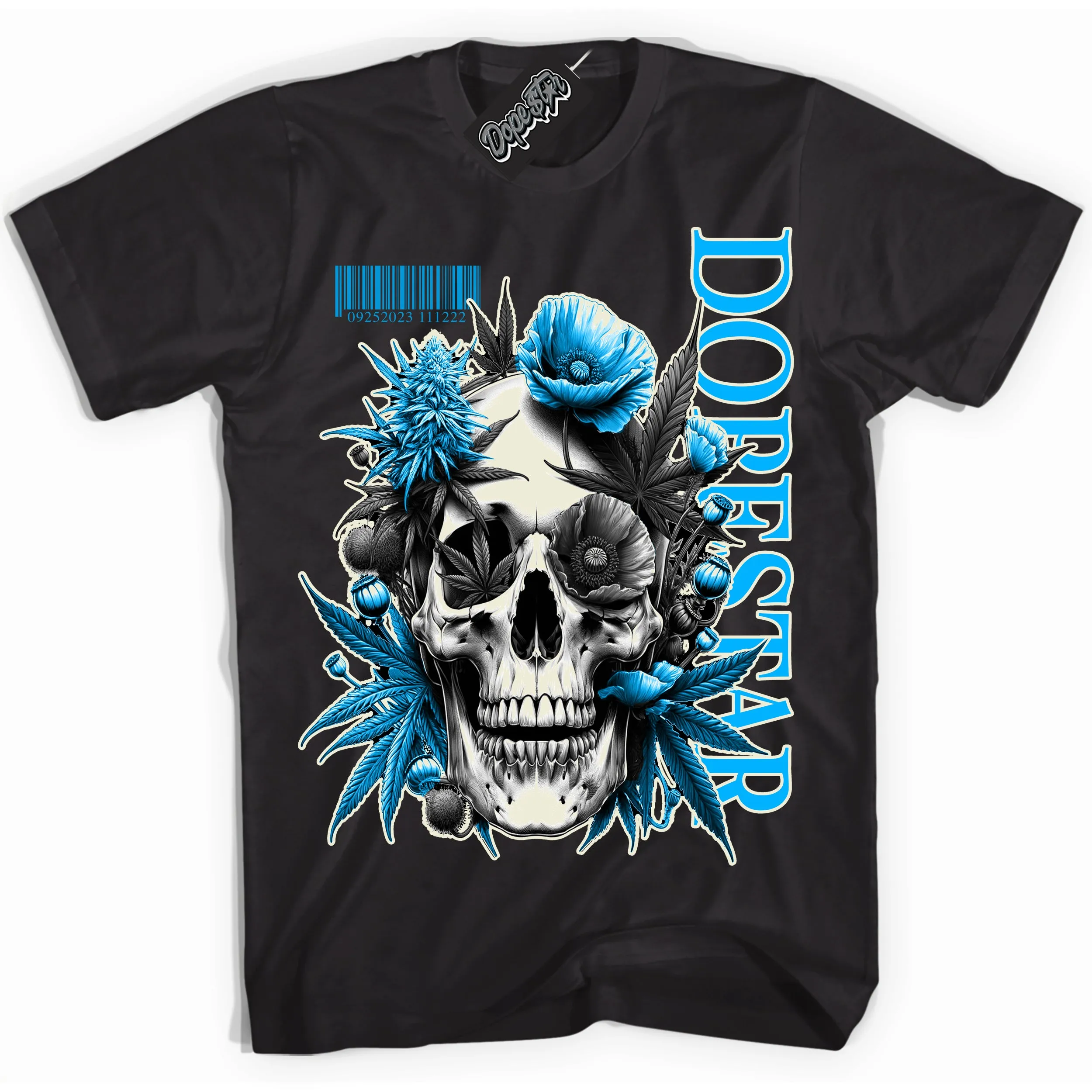Next Nature Light Khaki Star Blue Dunk Sneaker Shirt Skull Poppies Graphic
