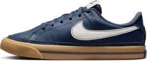 Nike Court Legacy Big Kids' Shoes (DA5380-401, Thunder Blue/Gum Light Brown/Sail)