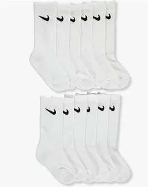 Nike Little Boy Cushioned Crew Socks 6 Pack