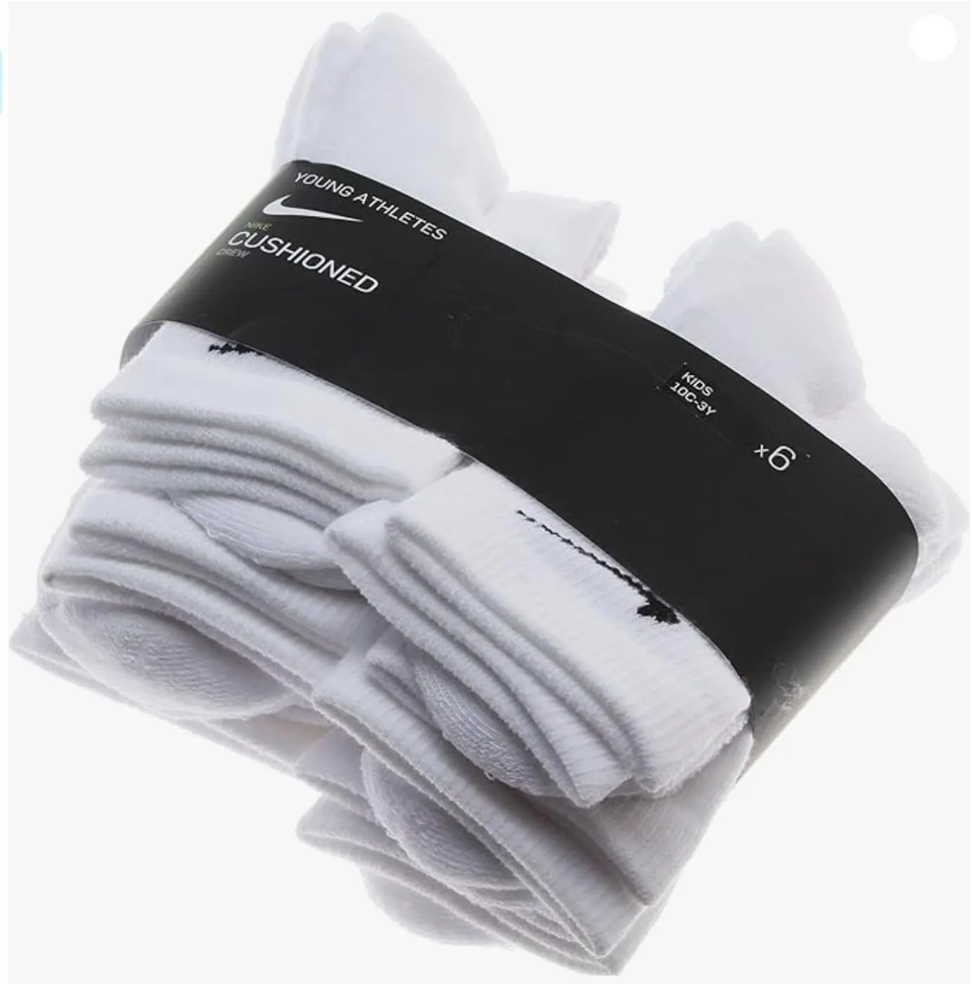 Nike Little Boy Cushioned Crew Socks 6 Pack