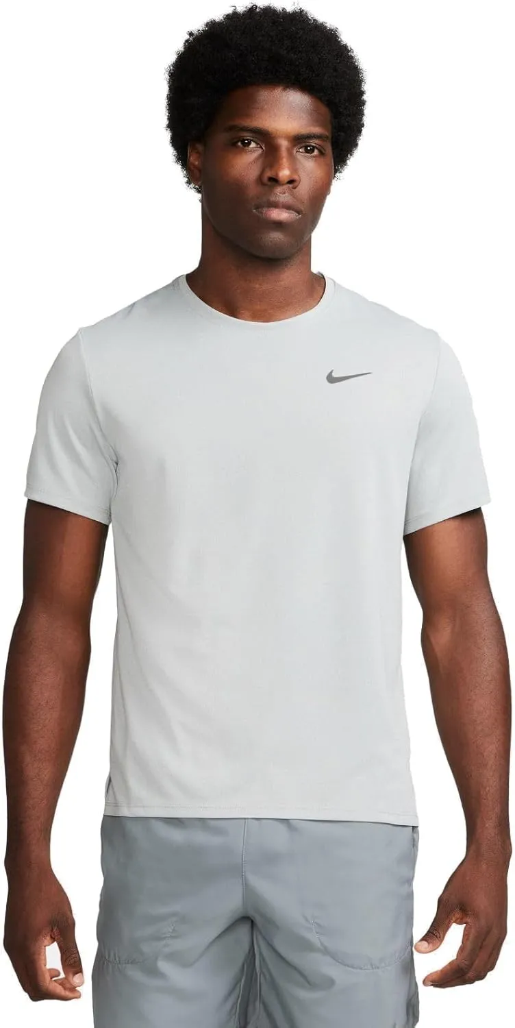 Nike Men's Miler Dri-fit Uv Short-Sleeve Running Top