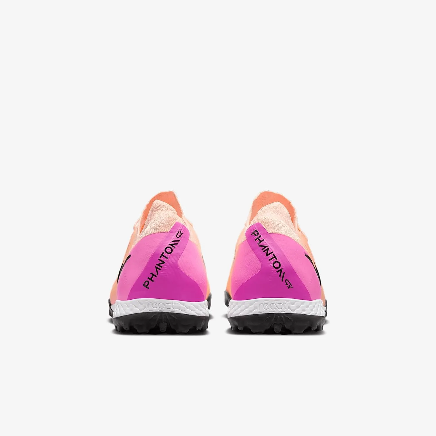 Nike Phantom GX 2 Pro TF Low-Top Soccer Shoes (FJ2583-800, Crimson Tint/Pink Blast/Black)