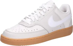 Nike Women's Court Vision Low Sneaker, Light Bone/White/Phantom/Gum Yellow, 9.5