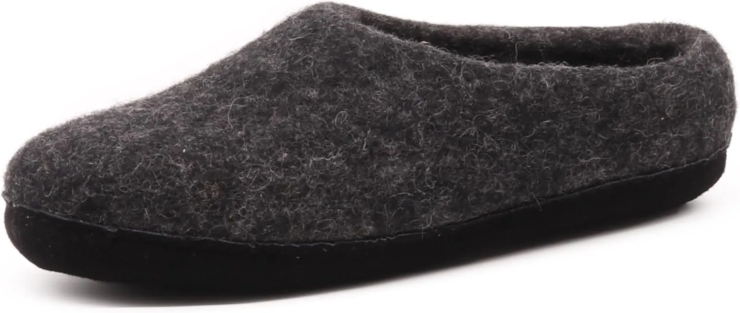 Nootkas Felted Merino Wool 'Newport' House Shoesfor Men and Women – Cozy Indoor Slippers with Natural Temperature Regulation