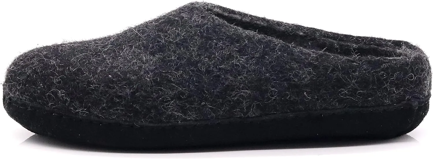 Nootkas Felted Merino Wool 'Newport' House Shoesfor Men and Women – Cozy Indoor Slippers with Natural Temperature Regulation
