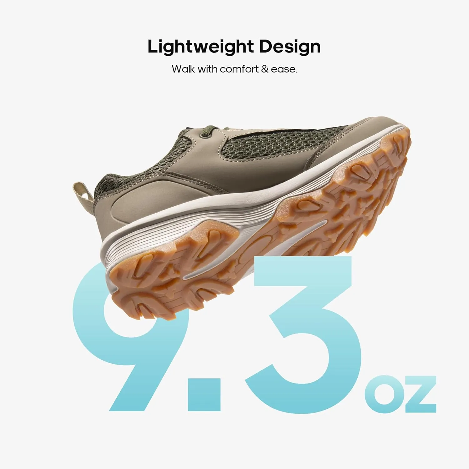 NORTIV 8 Women's Hiking Shoes Lightweight Breathable Mesh Walking Sneakers Outdoor Work Shoes